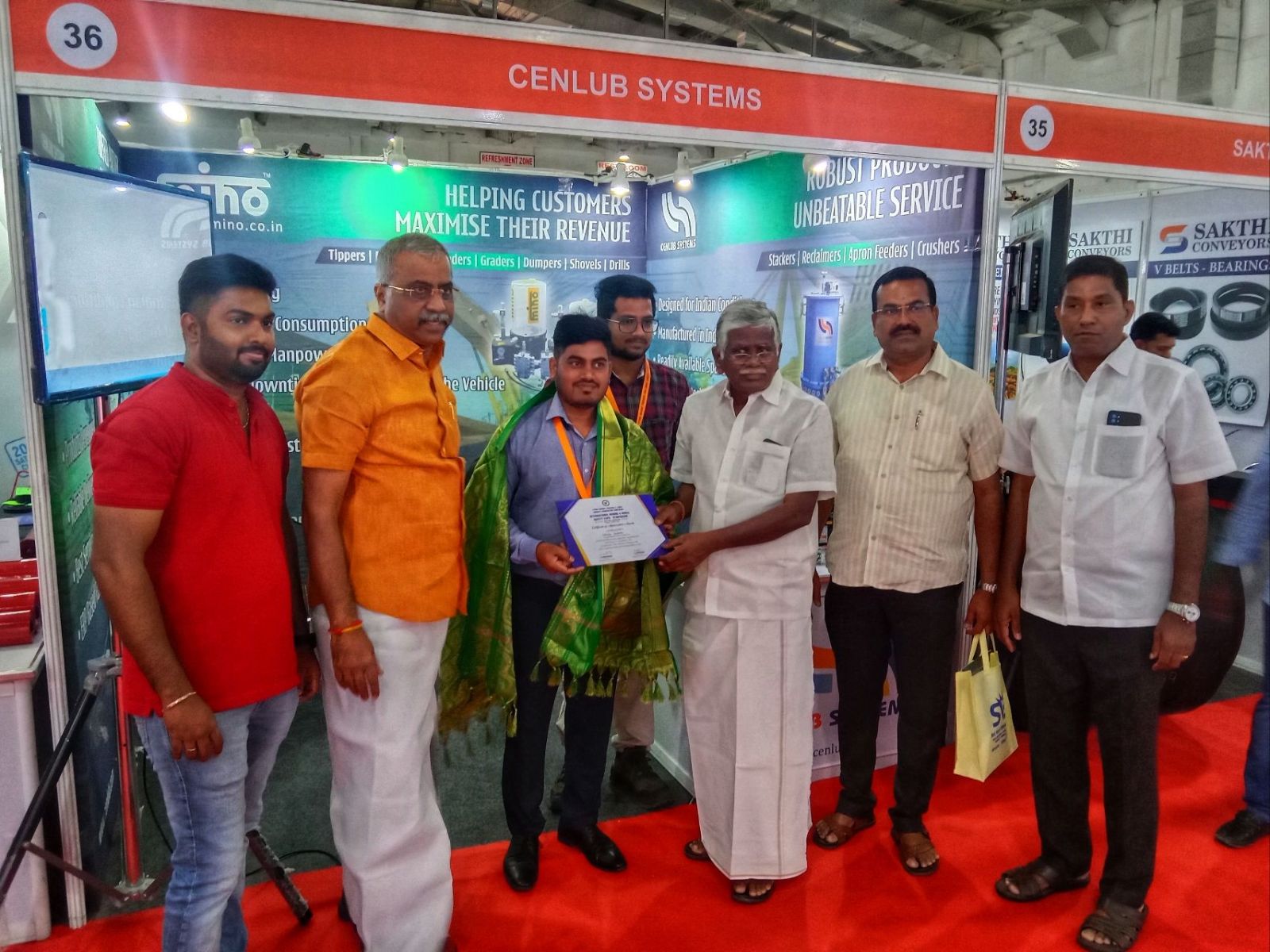 Glimpses of International Mining & Mines Safety Expo, CODISSIA Coimbatore.